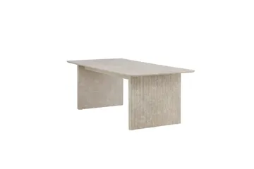 Vail Stort Rektangulärt Matbord 200 cm med Trä- och Ekutseende - Beige - Möbler - Bord & matgrupper - Matbord & köksbord