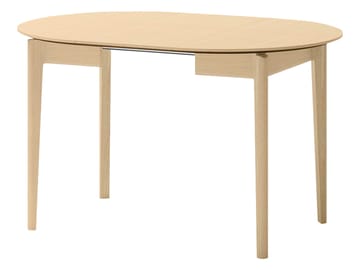 Valden Litet Utdragbart Runt Matbord 90–210 cm i Trä med Ekutseende - Brun - Möbler - Bord & matgrupper - Matbord & köksbord