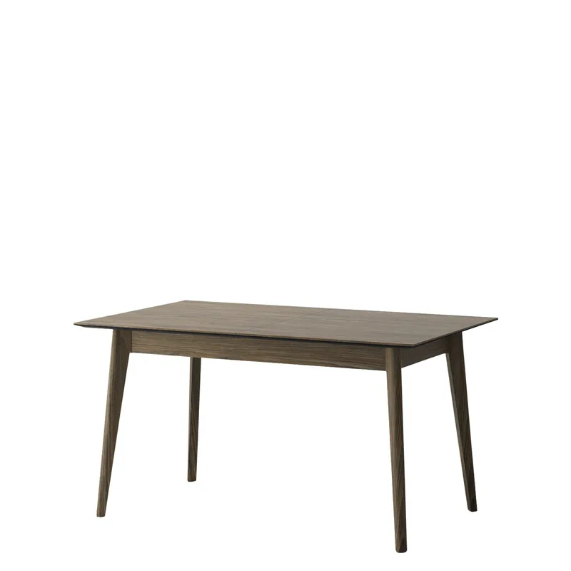 Valden Utdragbart Rektangulärt Matbord 145 cm med Ek-utseende, Brun