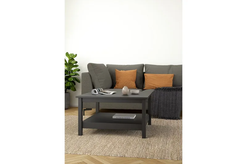 Vallvidera Soffbord 81 cm - Svart - Möbler - Bord & matgrupper - Soffbord