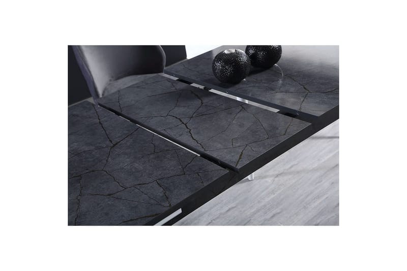 Valric Matbord 132 cm Rektangulär - Antracit/Vit - Möbler - Bord & matgrupper - Matbord & köksbord