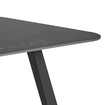 Valricus Matbord 180 cm Rektangulär - Svart - Möbler - Bord & matgrupper - Matbord & köksbord