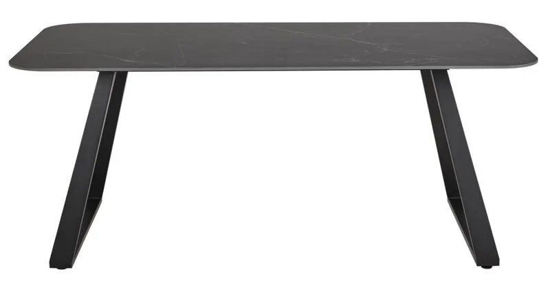 Valricus Matbord 180 cm Rektangulär - Svart - Möbler - Bord & matgrupper - Matbord & köksbord