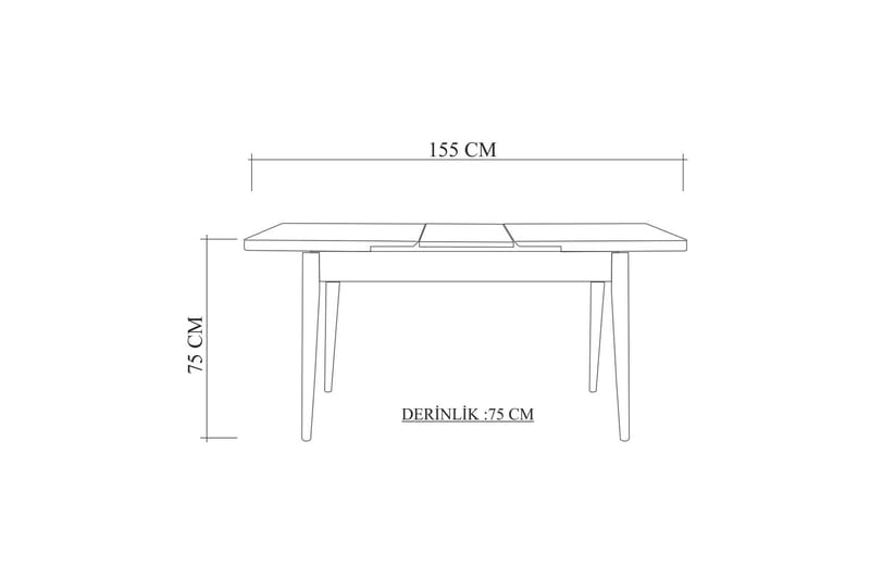 Valsot Matbord 110 cm - Ek - Möbler - Bord & matgrupper - Matbord & köksbord