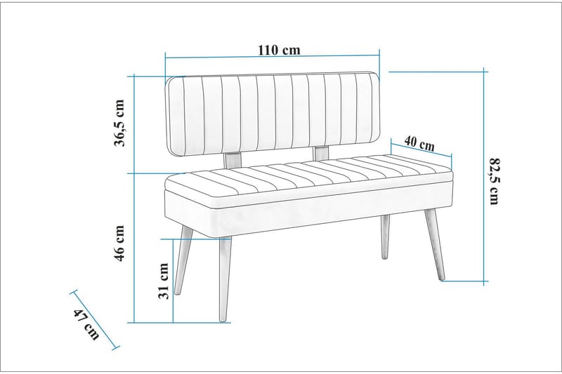 Valsot Matgrupp Rektangulär - Beige - Möbler - Bord & matgrupper - Matgrupper