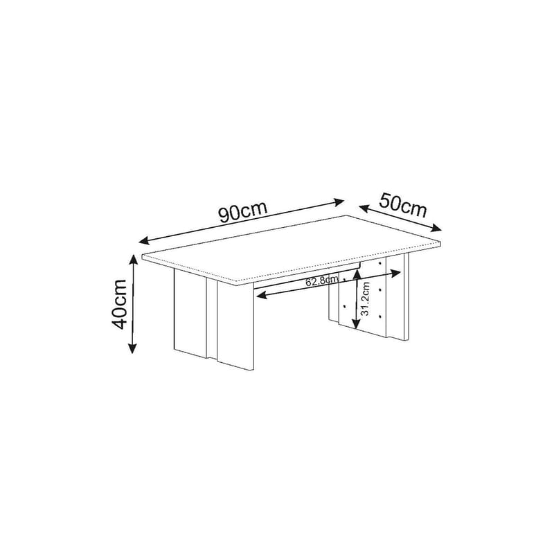 Valto Soffbord 90 cm - Möbler - Bord & matgrupper - Soffbord