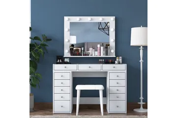 Varlin Sminkbord 120 cm - Vit - Möbler - Bord & matgrupper - Sminkbord & toalettbord
