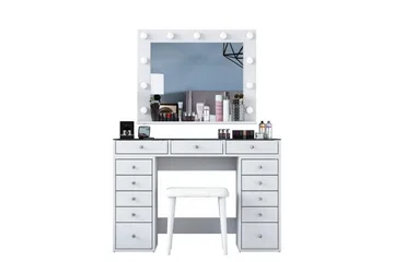 Varlin Sminkbord 120 cm - Vit - Möbler - Bord & matgrupper - Sminkbord & toalettbord
