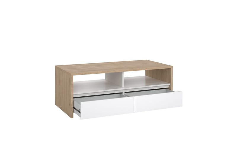 Varun Soffbord 120 cm - Vit/Natur - Möbler - Bord & matgrupper - Soffbord