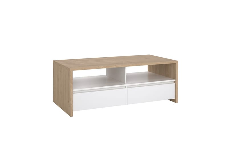 Varun Soffbord 120 cm - Vit/Natur - Möbler - Bord & matgrupper - Soffbord