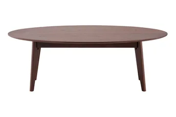 Velo Soffbord Oval 130 cm i trä - Valnöt - Möbler - Bord & matgrupper - Soffbord