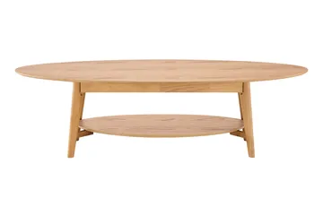 Velo Soffbord Oval 160 cm i trä - Ek - Möbler - Bord & matgrupper - Soffbord