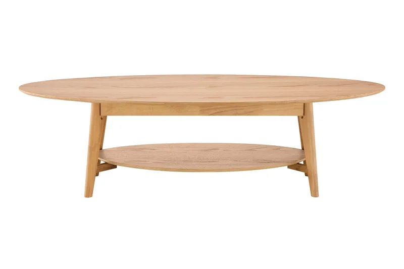 Velo Soffbord Oval 160 cm i trä - Ek - Möbler - Bord & matgrupper - Soffbord