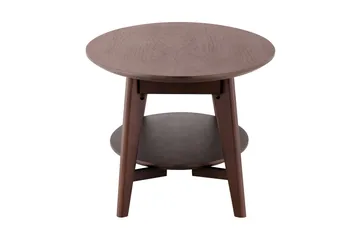 Velo Soffbord Oval 160 cm Massivt trä - Valnöt - Möbler - Bord & matgrupper - Soffbord