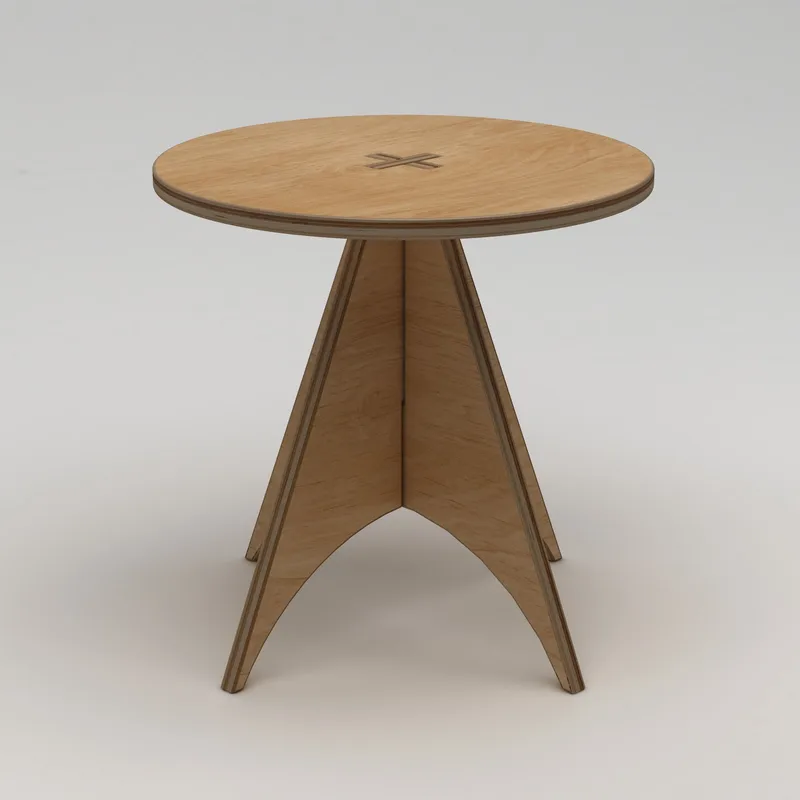 Velora Matbord 75 cm - Naturligt trä - Möbler - Bord & matgrupper - Matbord & köksbord