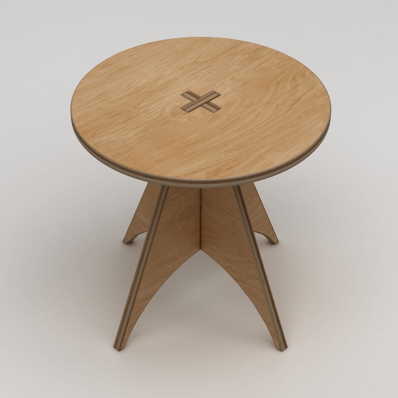 Velora Matbord 75 cm - Naturligt trä - Möbler - Bord & matgrupper - Matbord & köksbord