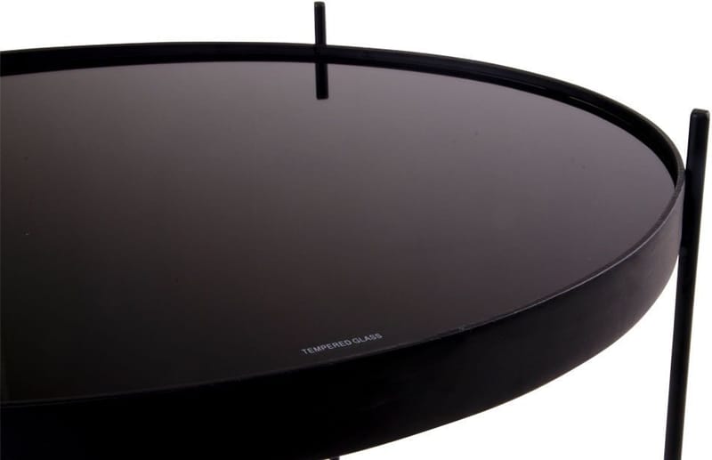 Venezia Soffbord 48 x 48 cm - Stål/glas - Stål/glas - Möbler - Bord & matgrupper - Soffbord