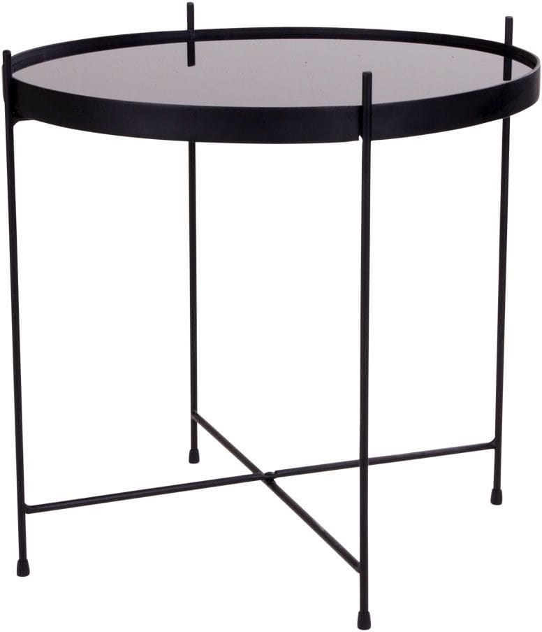 Venezia Soffbord 48 x 48 cm - Stål/glas - Stål/glas - Möbler - Bord & matgrupper - Soffbord