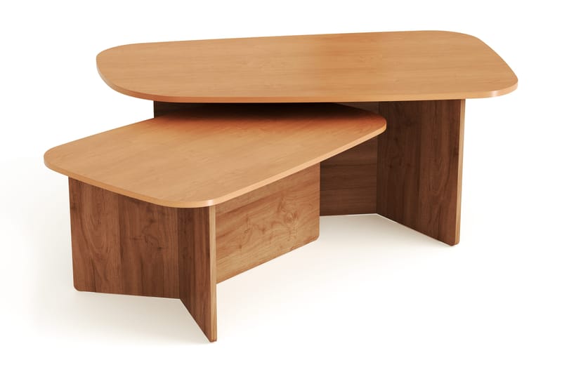 Vento Satsbord Soffbord 120x70 cm + 90x60 cm - Ek - Möbler - Bord & matgrupper - Soffbord