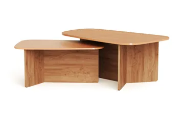 Vento Satsbord Soffbord 120x70 cm + 90x60 cm - Ek - Möbler - Bord & matgrupper - Soffbord