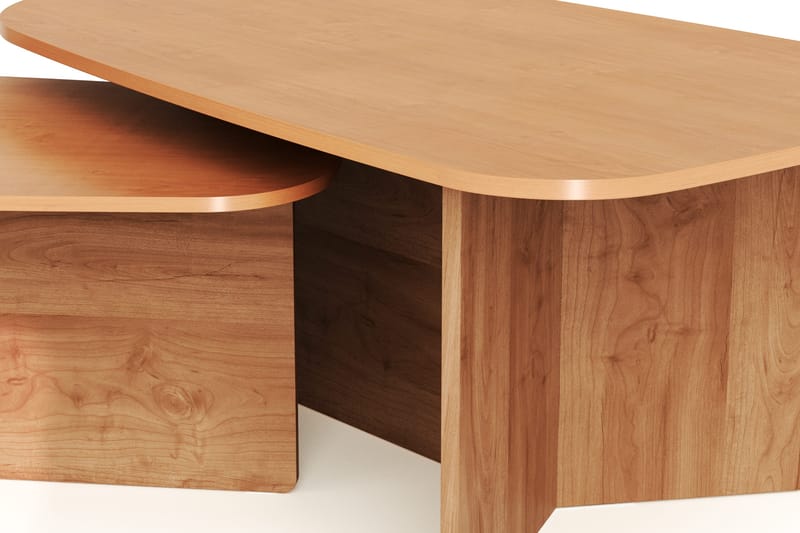 Vento Satsbord Soffbord 120x70 cm + 90x60 cm - Ek - Möbler - Bord & matgrupper - Soffbord