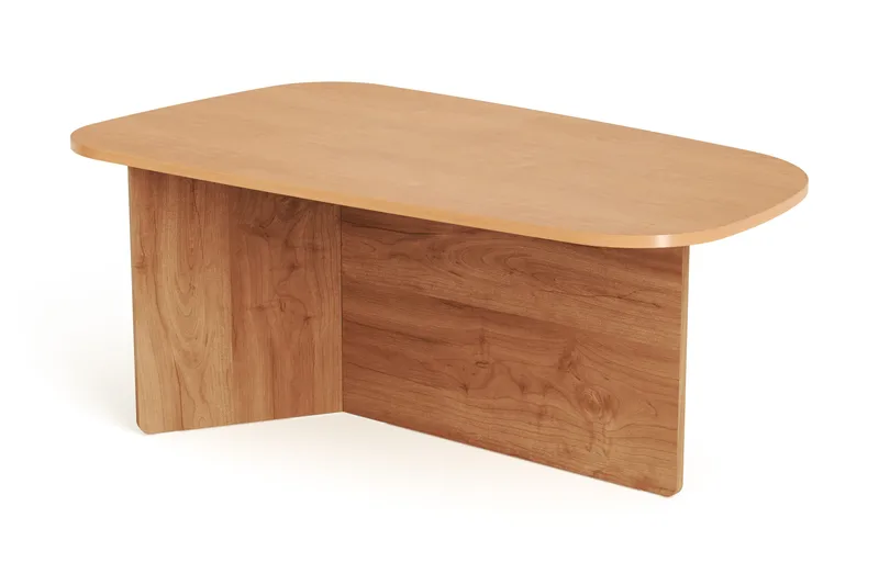 Vento Soffbord 120x70 cm ovalt i trä, Ek