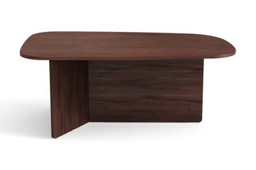 Vento Soffbord 120x70 cm ovalt i trä - Valnöt - Möbler - Bord & matgrupper - Soffbord