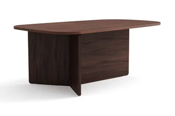 Vento Soffbord 120x70 cm ovalt i trä - Valnöt - Möbler - Bord & matgrupper - Soffbord