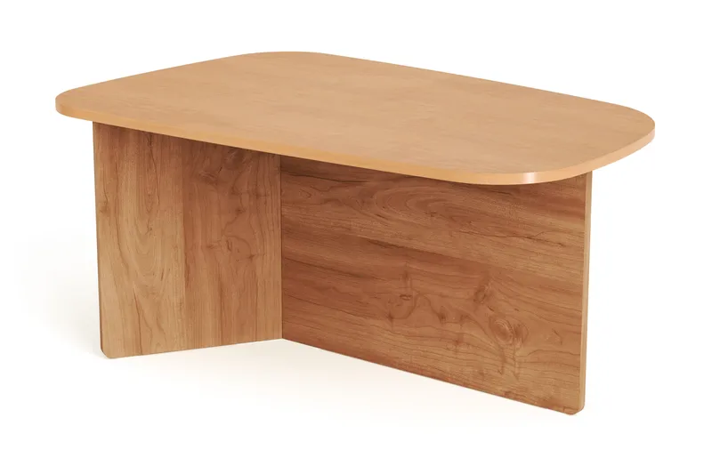 Vento Soffbord 90x60 cm ovalt i trä, Ek