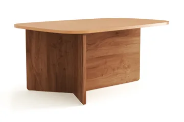 Vento Soffbord 90x60 cm ovalt i trä - Ek - Möbler - Bord & matgrupper - Soffbord