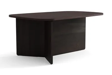 Vento Soffbord 90x60 cm ovalt i trä - Rökt ek - Möbler - Bord & matgrupper - Soffbord