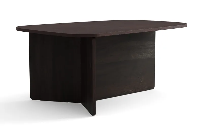 Vento Soffbord 90x60 cm ovalt i trä - Rökt ek - Möbler - Bord & matgrupper - Soffbord