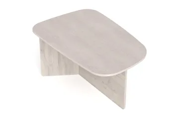 Vento Soffbord 90x60 cm ovalt i trä - Vitlaserad ek - Möbler - Bord & matgrupper - Soffbord
