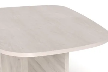 Vento Soffbord 90x60 cm ovalt i trä - Vitlaserad ek - Möbler - Bord & matgrupper - Soffbord