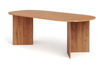 Vera Matbord Oval 220x100 cm Fanér