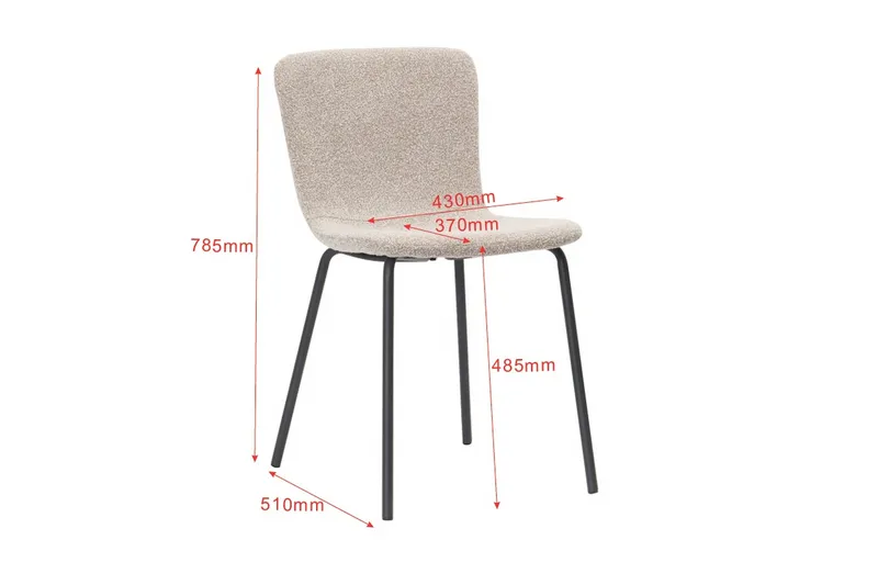 Vera Matgrupp runt 110 cm Valnöt med 4 Katy Matstolar - Valnöt - Möbler - Bord & matgrupper - Matgrupper