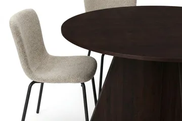 Vera Matgrupp runt 150 cm Rökt Ek med 6 Katy Matstolar - Rökt ek - Möbler - Bord & matgrupper - Matgrupper