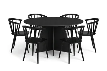 150 cm - Svartlaserad ek