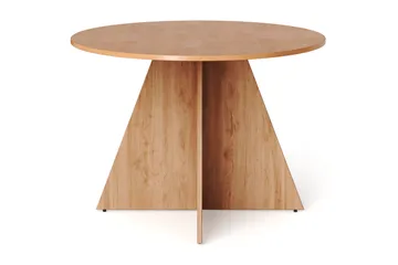 Vera Runt Matbord ø110 cm Fanér - Ek - Möbler - Bord & matgrupper - Matbord & köksbord