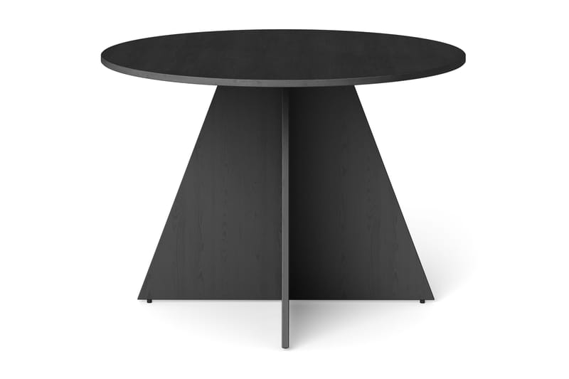Vera Runt Matbord ø110 cm Fanér - Svartlaserad ek - Möbler - Bord & matgrupper - Matbord & köksbord