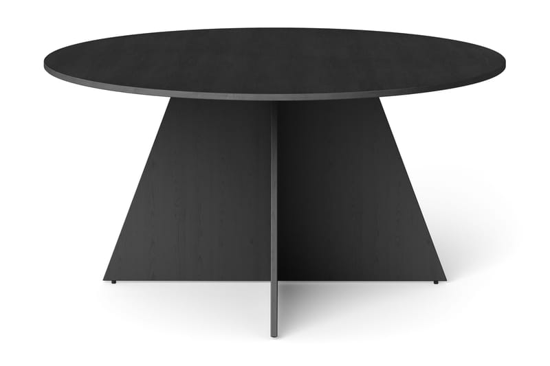 Vera Runt Matbord ø150 cm Fanér - Svartlaserad ek - Möbler - Bord & matgrupper - Matbord & köksbord