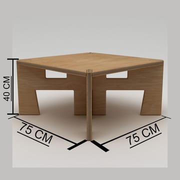 Vetira Soffbord 75 cm - Naturträ - Möbler - Bord & matgrupper - Soffbord