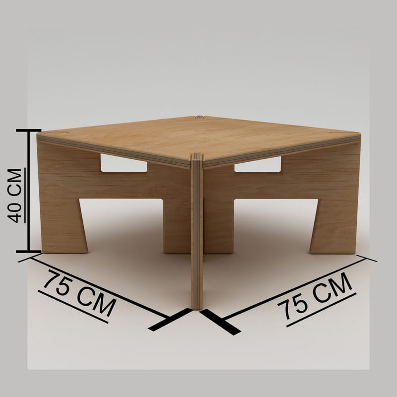 Vetira Soffbord 75 cm - Naturträ - Möbler - Bord & matgrupper - Soffbord