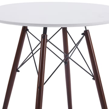 Vilgot Litet Runt Matbord Ø80 cm i Trä - Vit/Brun - Möbler - Bord & matgrupper - Matbord & köksbord