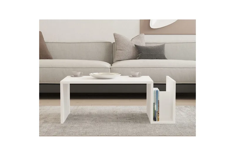 Vimenil Soffbord 87 cm - Vit - Möbler - Bord & matgrupper - Soffbord