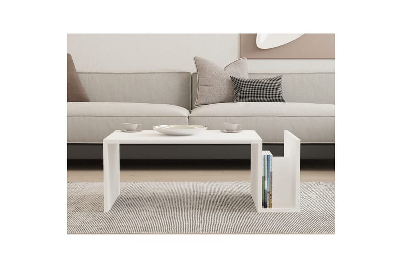 Vimenil Soffbord 87 cm - Vit - Möbler - Bord & matgrupper - Soffbord