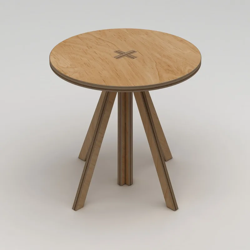 Vimora Matbord 75 cm - Naturligt trä - Möbler - Bord & matgrupper - Matbord & köksbord