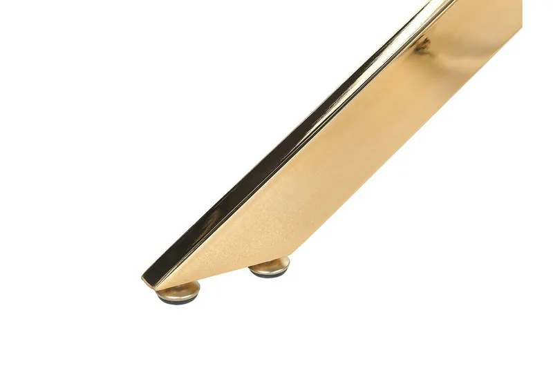 Vincenzo Matbord 70x120 cm - Transparent/Guld - Möbler - Bord & matgrupper - Matbord & köksbord