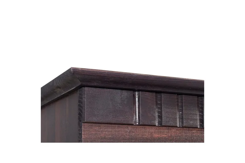 Vitrinskåp Lisa Havana/lack - Havana/lack - Förvaring - Skåp - Vitrinskåp