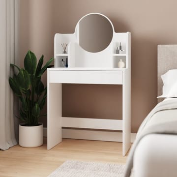 Vorina Sminkbord 85 cm - Vit - Möbler - Bord & matgrupper - Sminkbord & toalettbord